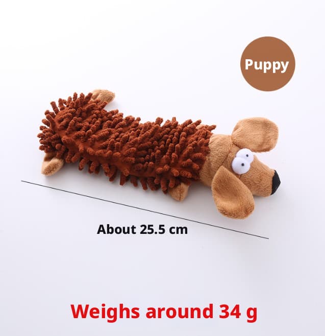 Flauschiges Mops-Plüsch-Hundespielzeug