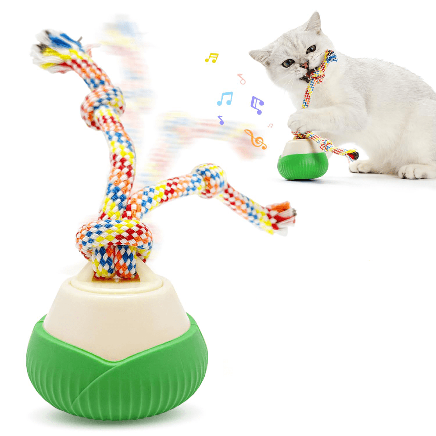 Automatisches Katzenspielzeug – 360° drehend