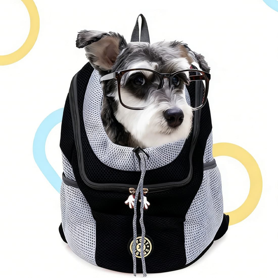 New Tier Hund Tragetasche Welpe Travel Mesh Rucksack Front Travel Trag