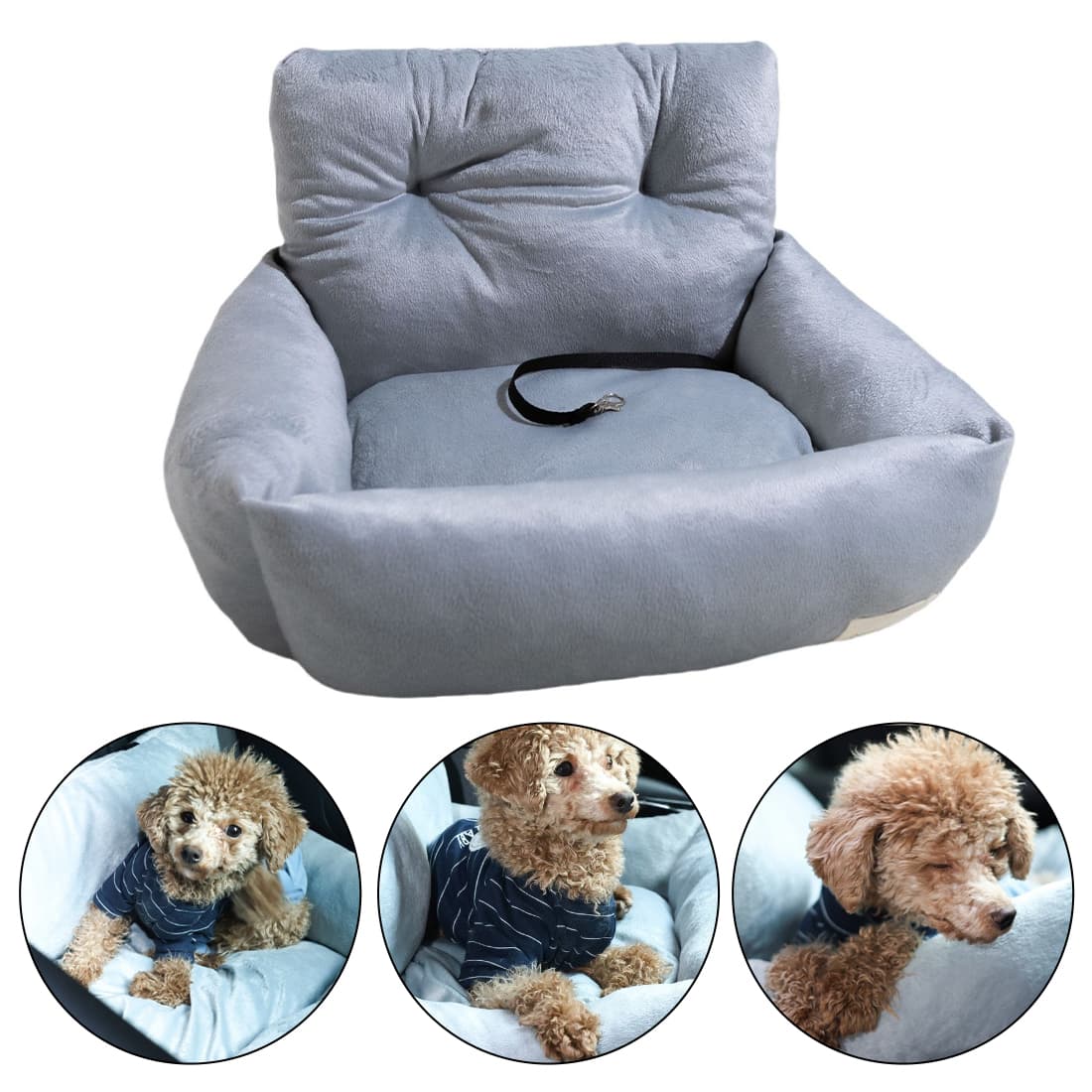 Travel Hund Bett Weich Waschbar Tier Welpe Katze Car Seat Cushion Comf