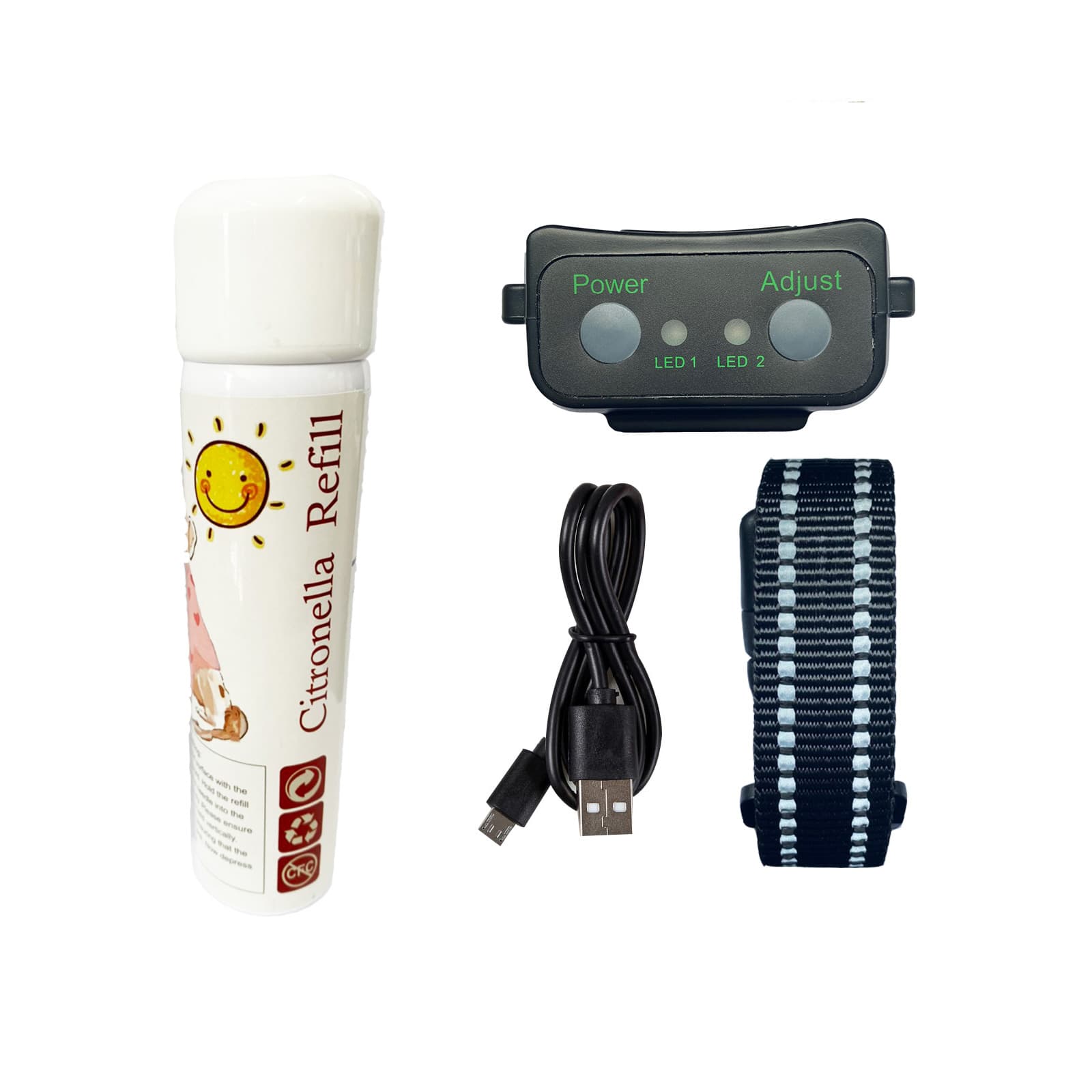 Hund Citronella Anti Bark Spray Halsband Training Stop Barking Humane 