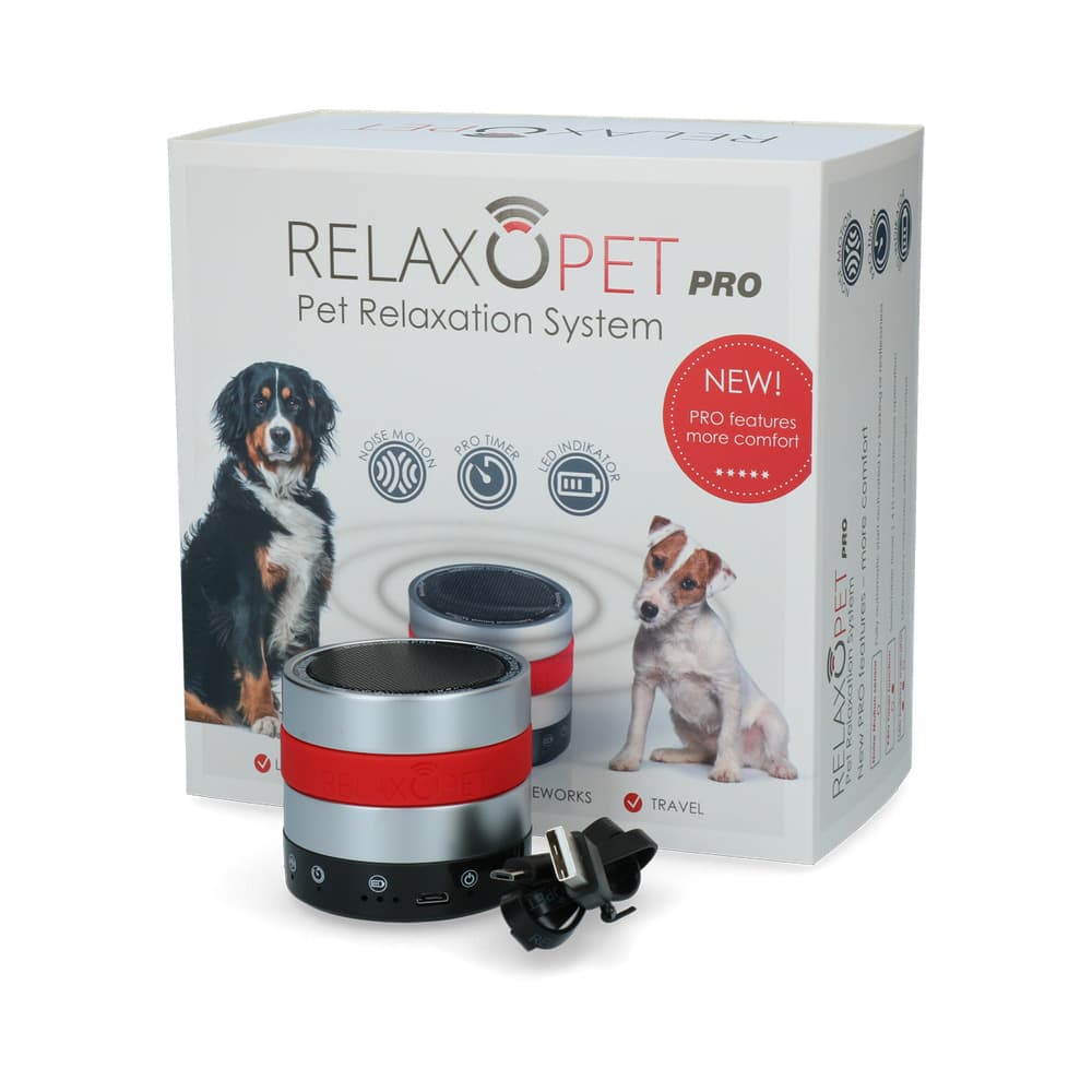 RelaxoPet PRO Hund – Anti-Stress Klanggerät gegen Feuerwerk & Angst: Produktbild