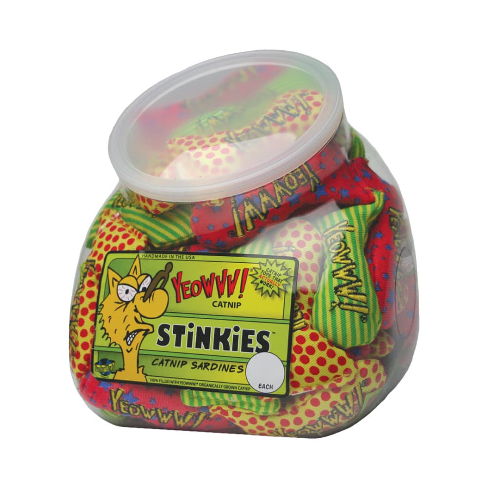 Yeowww! Fishbowl of Stinkies – Katzenminze-Spielzeug (51er Set)