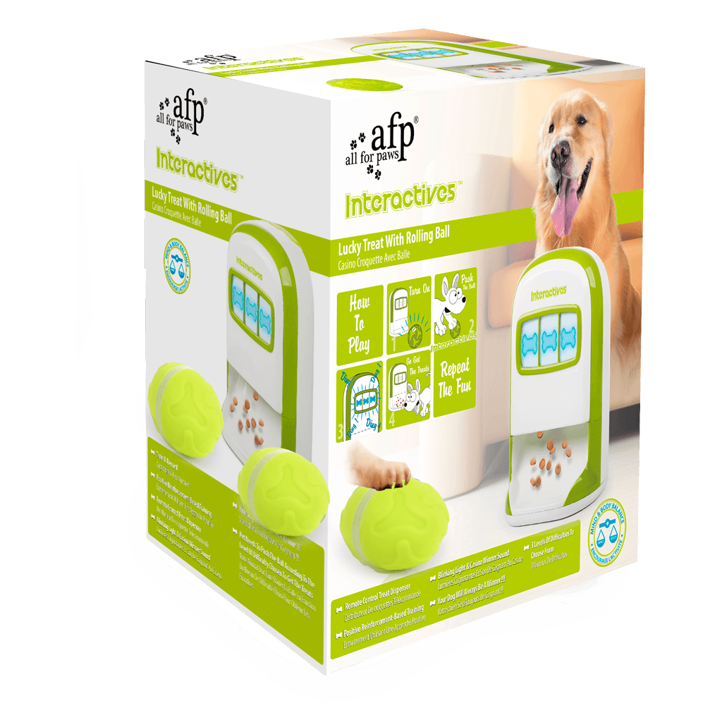 AFP Interactives Lucky Treat – Rollender Snackball für Hunde
