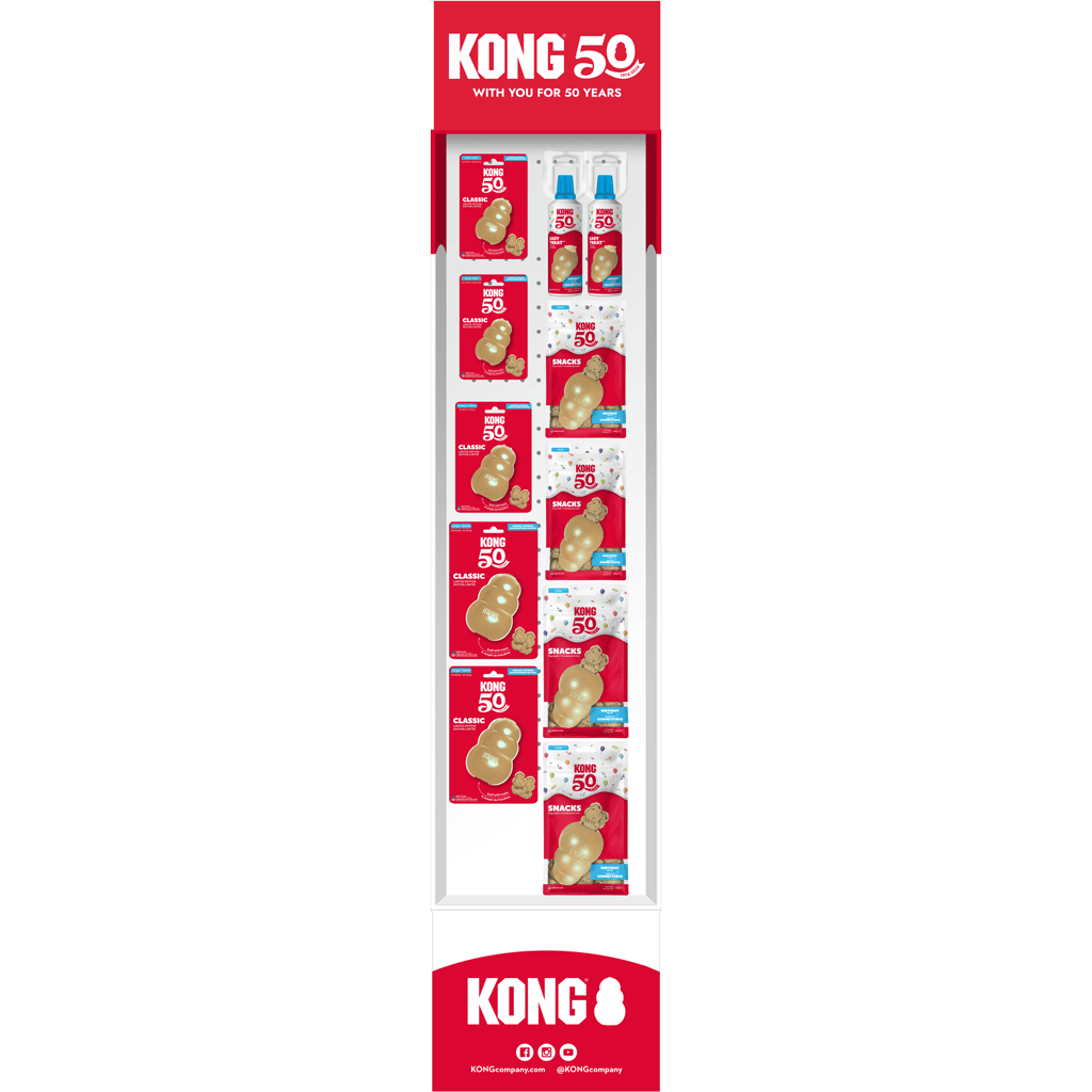 KONG 50th Anniversary Free Standing Display Unit
