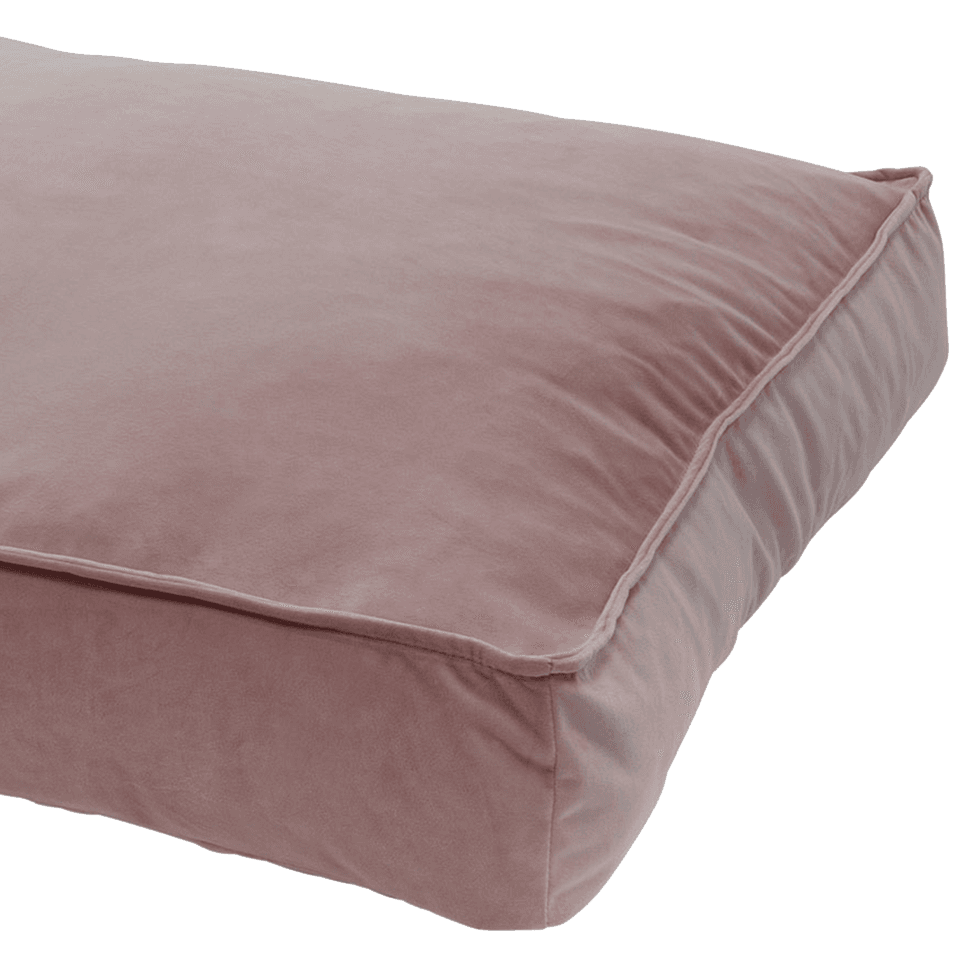 Madison Velours Lounge-Kissen Rosa M 2