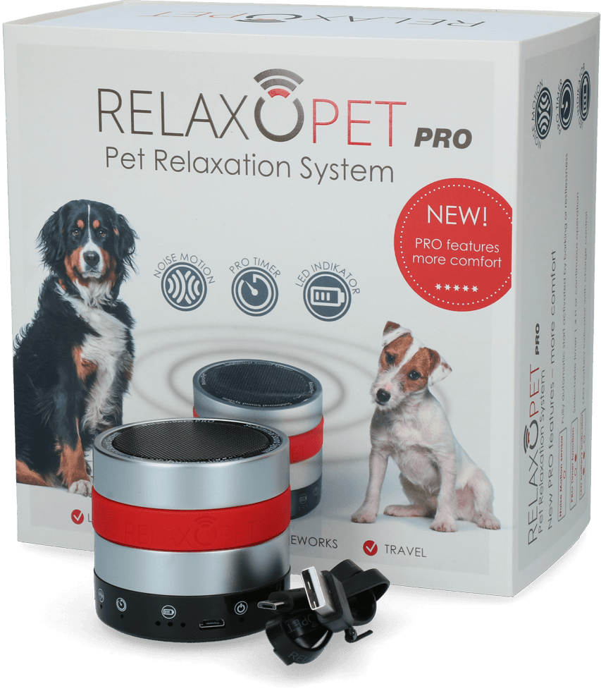 RelaxoPet PRO Hund – Anti-Stress Klanggerät gegen Feuerwerk & Angst 3