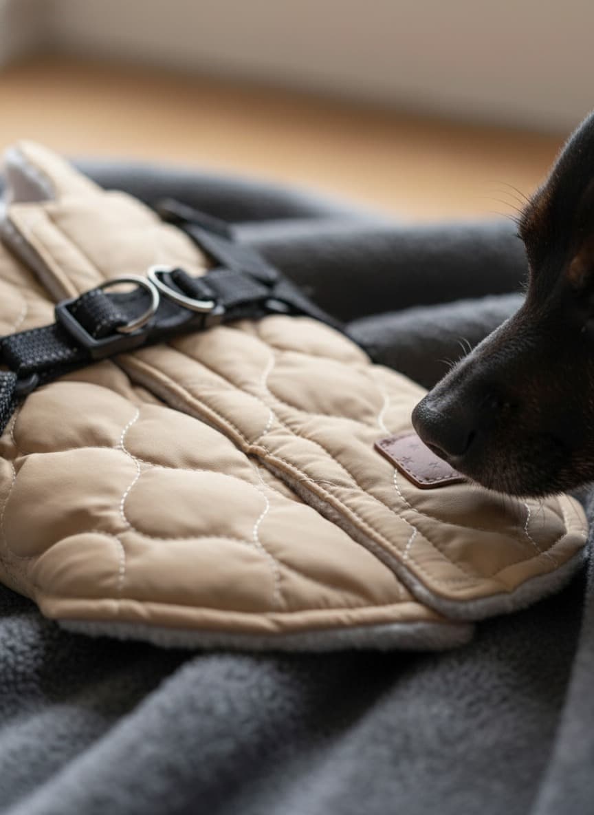 Hundemantel mit Brust- und Rückenschutz – Baumwolle 4