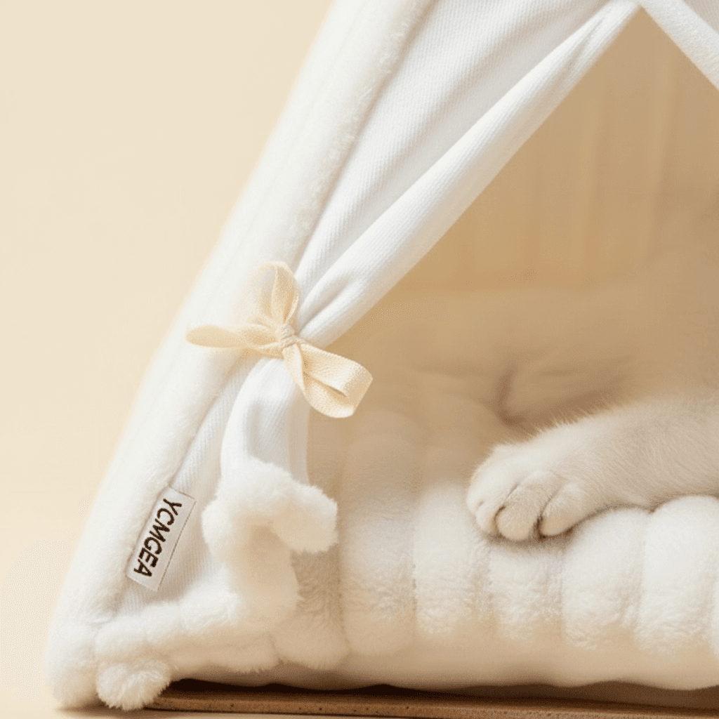 Katzenzelt – halbgeschlossen, für alle Jahreszeiten 3