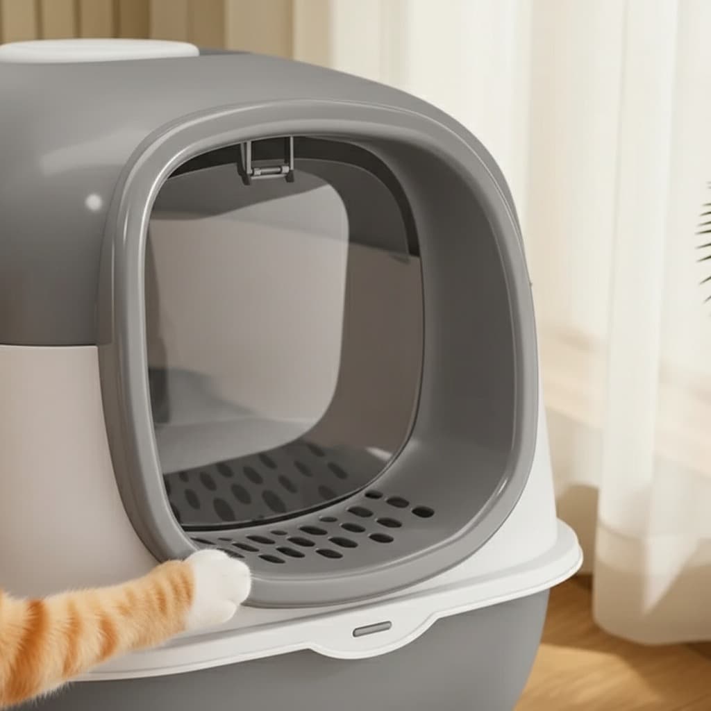 Katzentoilette – stabile Kunststoff-Box mit Schaufel 4