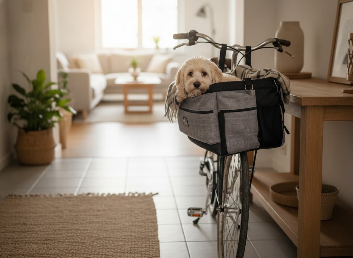 AFP Travel Dog – Deluxe Fahrradtasche mit Halterung 2