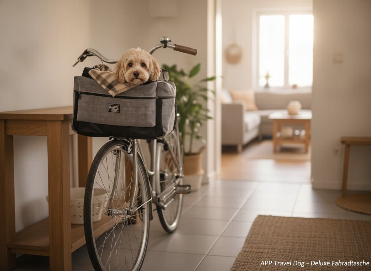 AFP Travel Dog – Deluxe Fahrradtasche mit Halterung 3