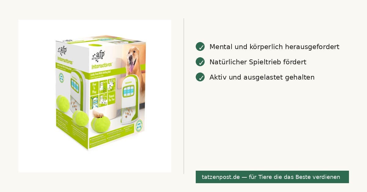 AFP Interactives Lucky Treat – Rollender Snackball für Hunde 2