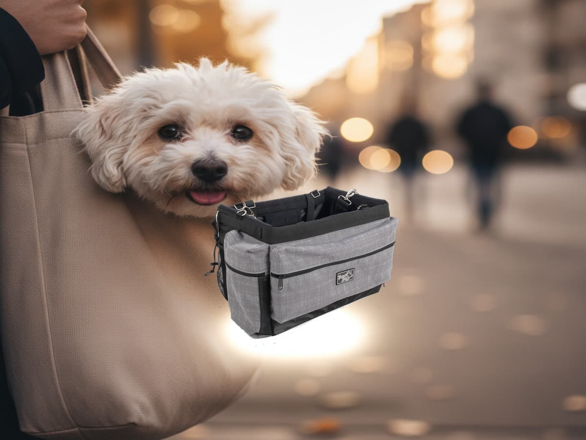 AFP Travel Dog – Deluxe Fahrradtasche mit Halterung 4