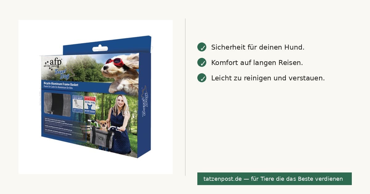 AFP Travel Dog – Easy-Go Fahrradkorb 2
