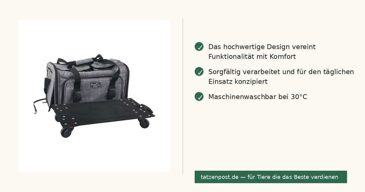 AFP Travel Dog – Rollende Transporttasche für Hunde 2