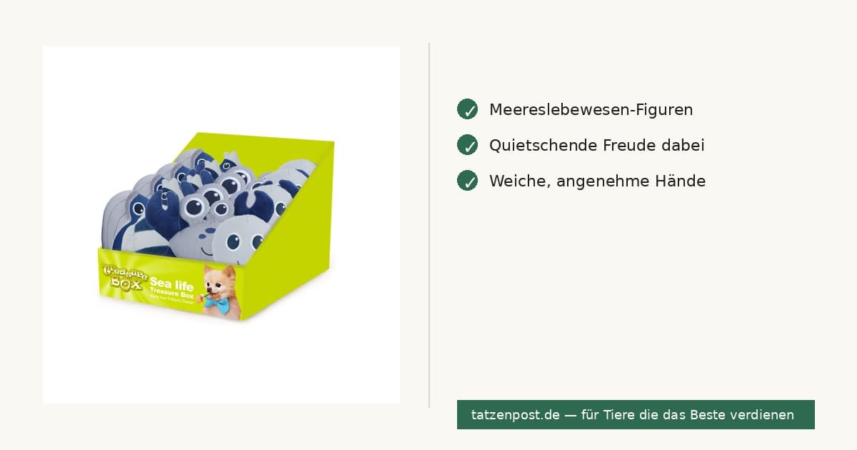 AFP Treasure Box Sea Life – 12 Plüsch-Spielzeuge für Hunde 2