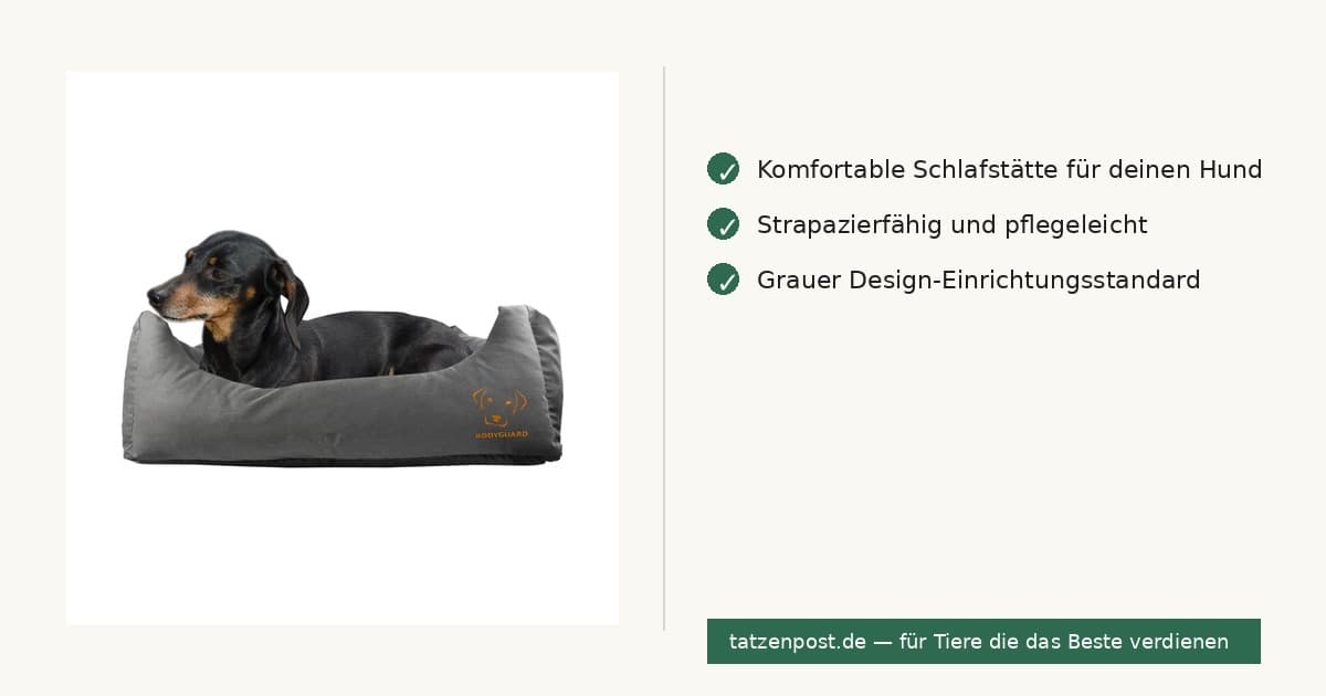 Bodyguard Sofa-Hundebett Grau S 2