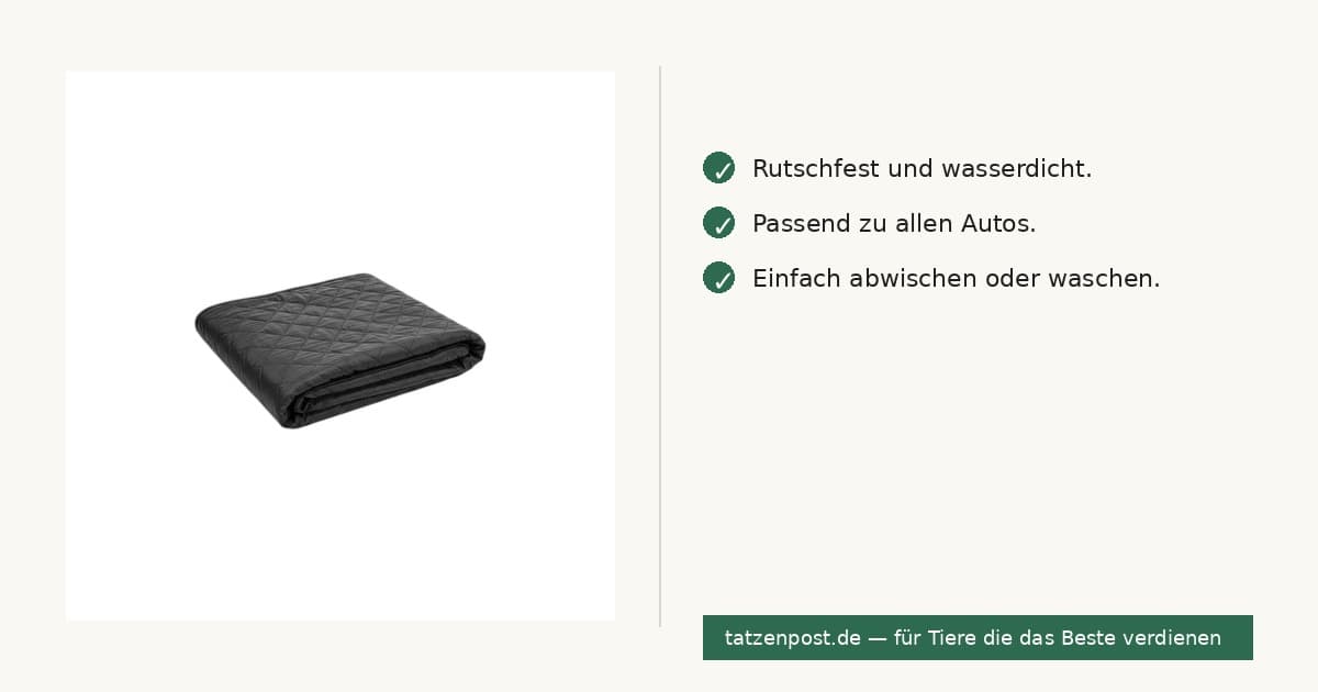 Auto-Rücksitzschutz für Hunde – rutschfest & wasserdicht 6
