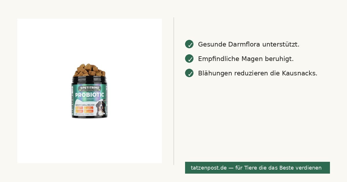 Probiotika & Verdauungsenzyme für Hunde – 120 Kausnacks 6