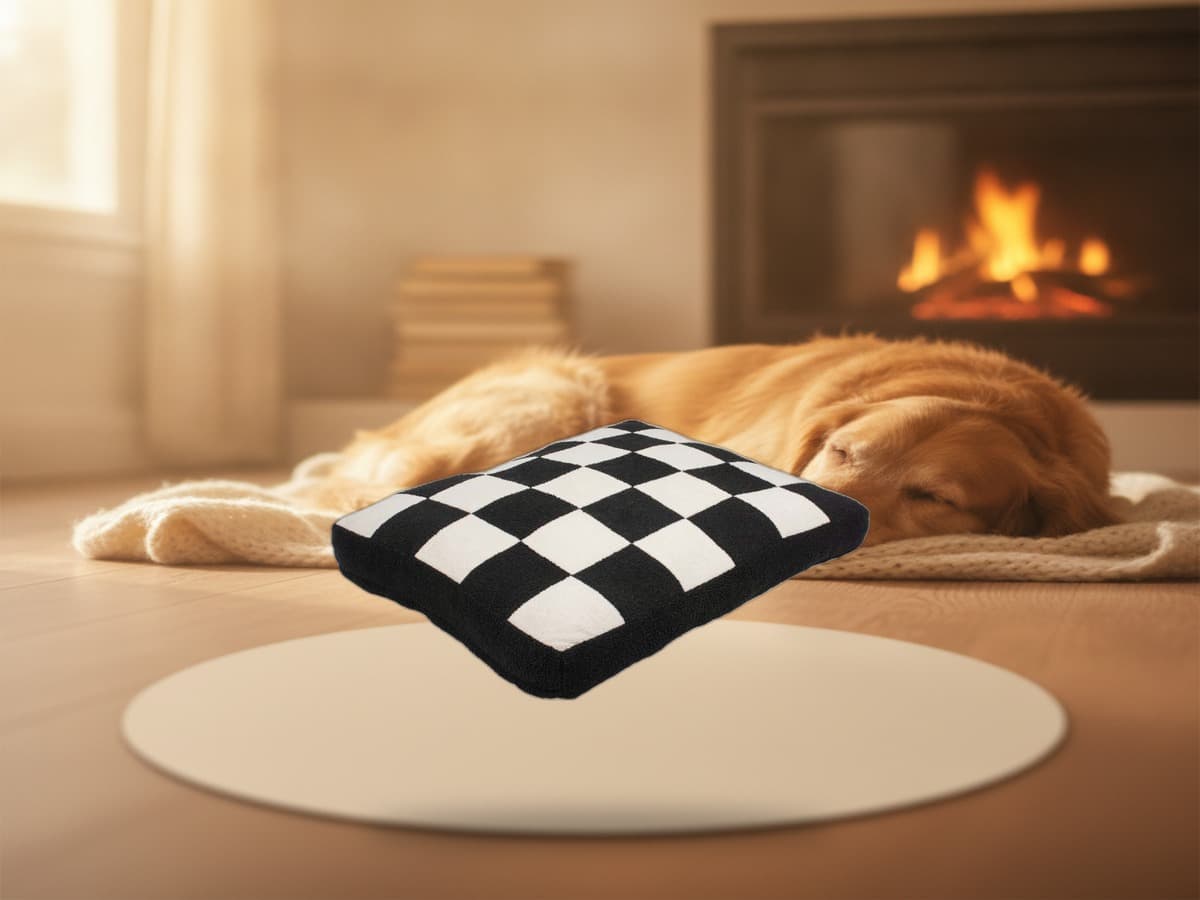 Coockoo Hundekissen Cozy Block - 60x50x10cm – Produktbild