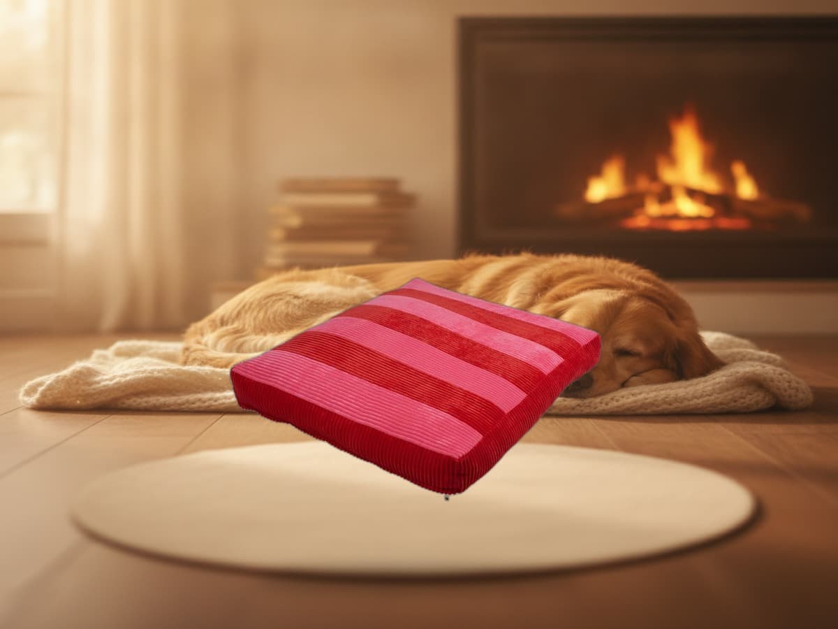 Coockoo Hundekissen Cozy Stripe - 90x75x11cm – Produktbild