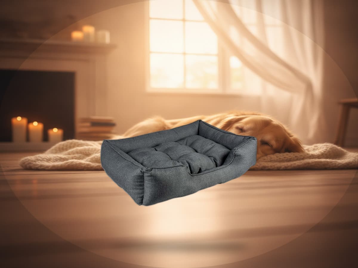 Duvoplus Hundebett Duratex - dunkelgrau - 60x45x16cm