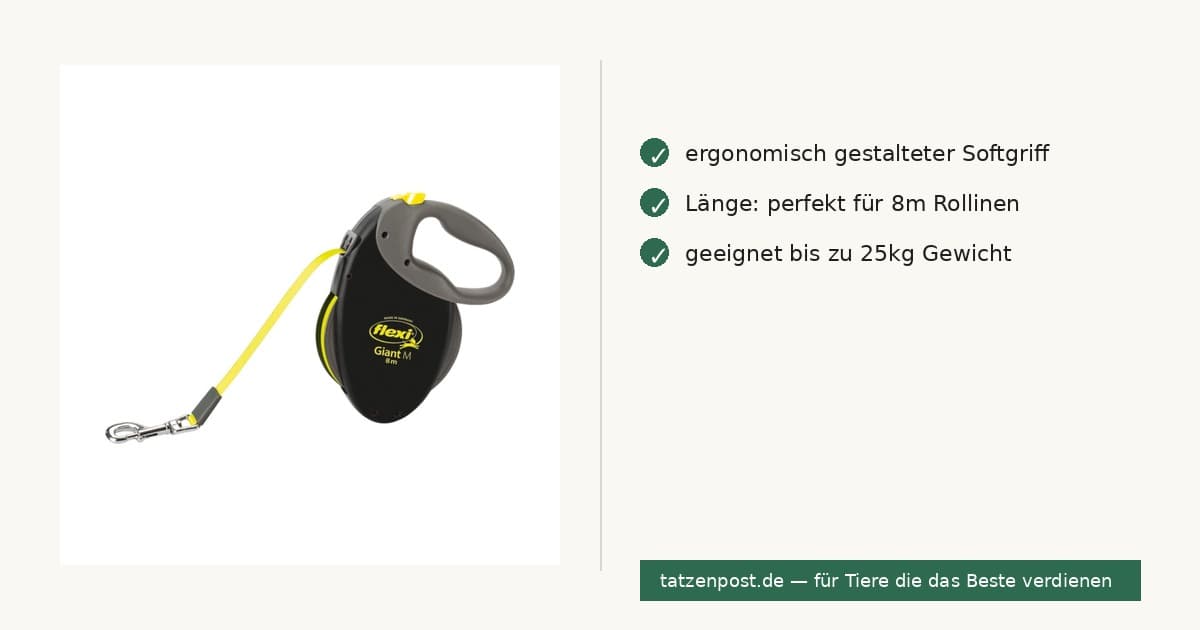 Flexi Rollleine GIANT Gurt - 8m / 25kg 4