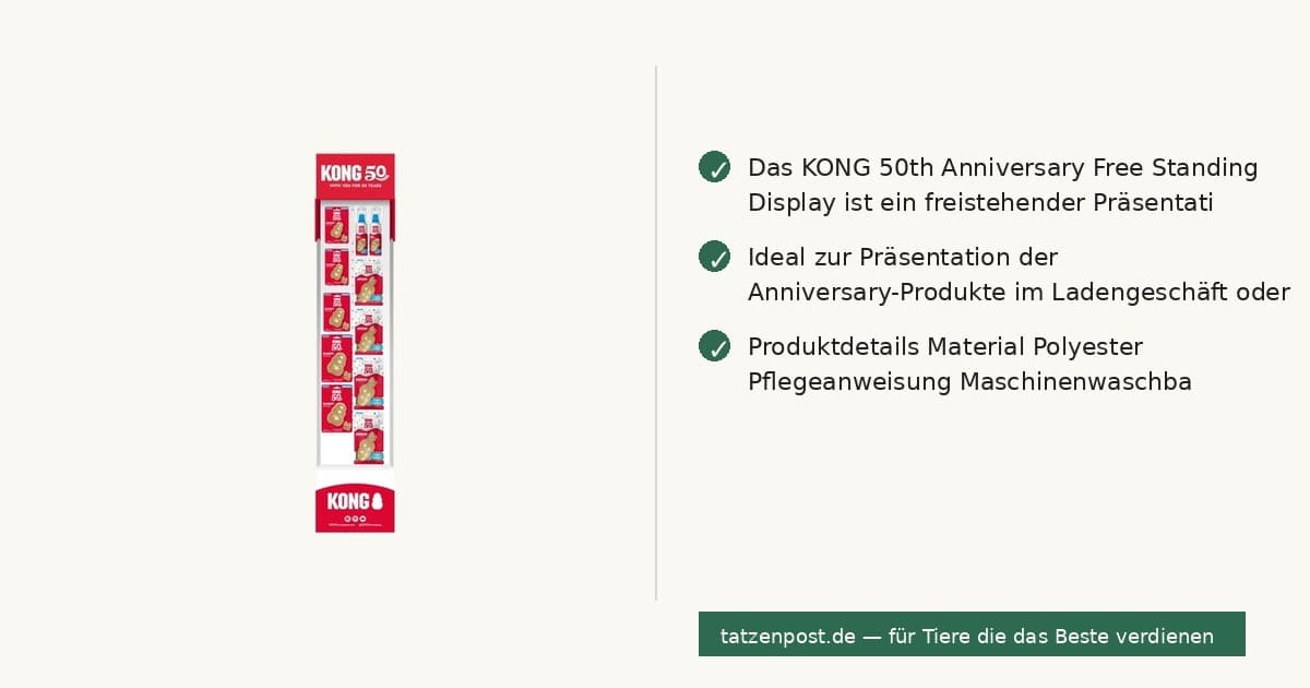 KONG 50th Anniversary Free Standing Display Unit 2