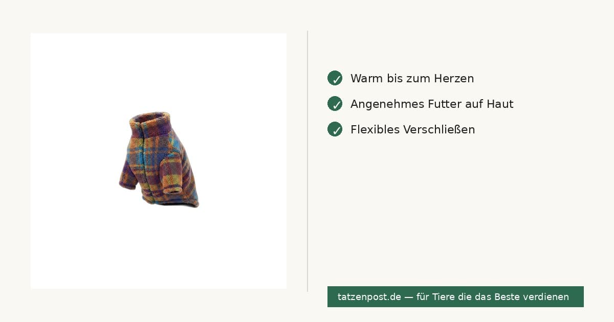 Hundemantel mit Fleece-Futter – extra warm 6