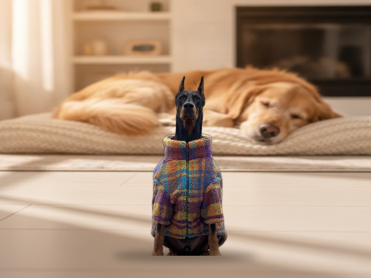 Hundemantel mit Fleece-Futter – extra warm 5