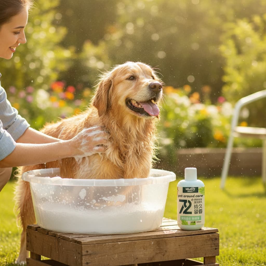 Hundeshampoo mit Pflanzenextrakt – 500ml – Produktbild