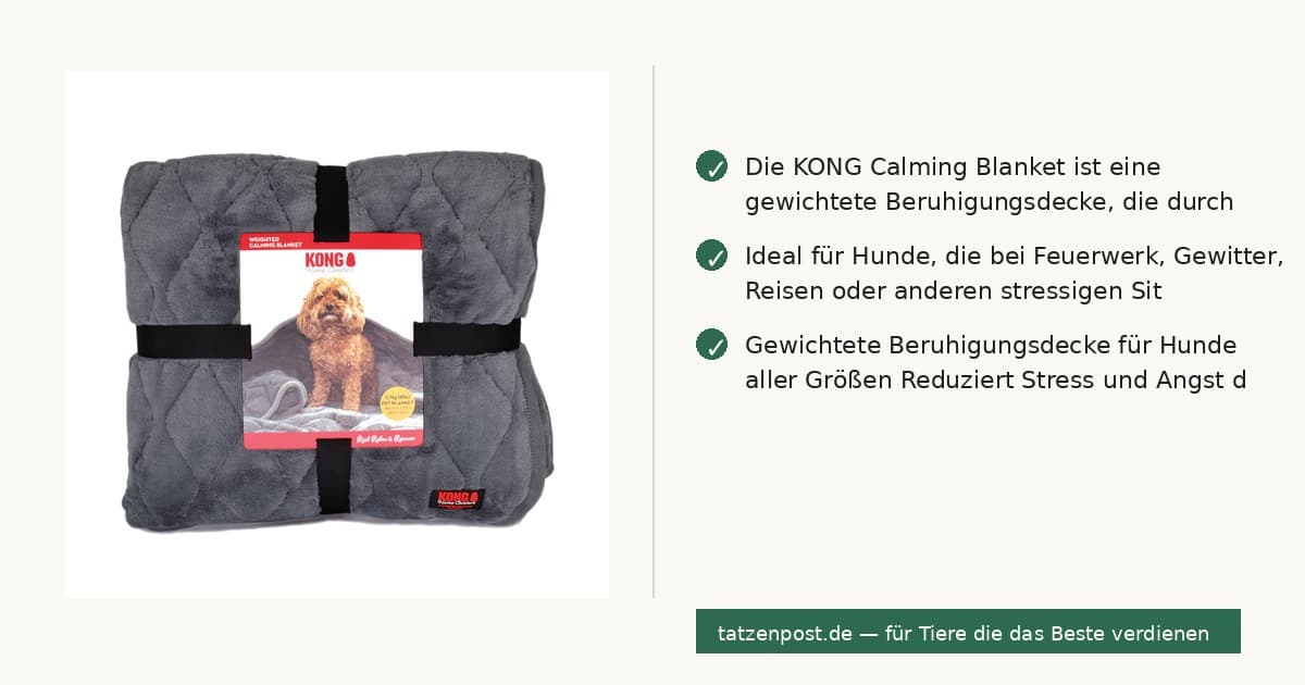 KONG Calming Blanket – Beruhigungsdecke für Hunde gegen Stress 2