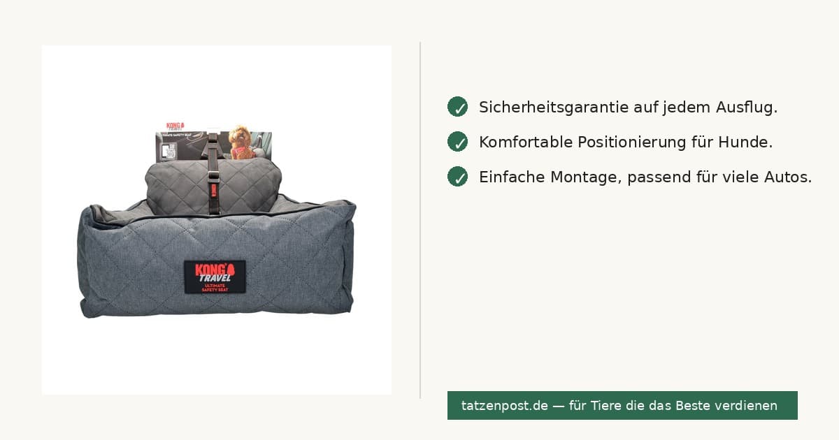 KONG Travel – Sicherheits-Autositz für Hunde 2