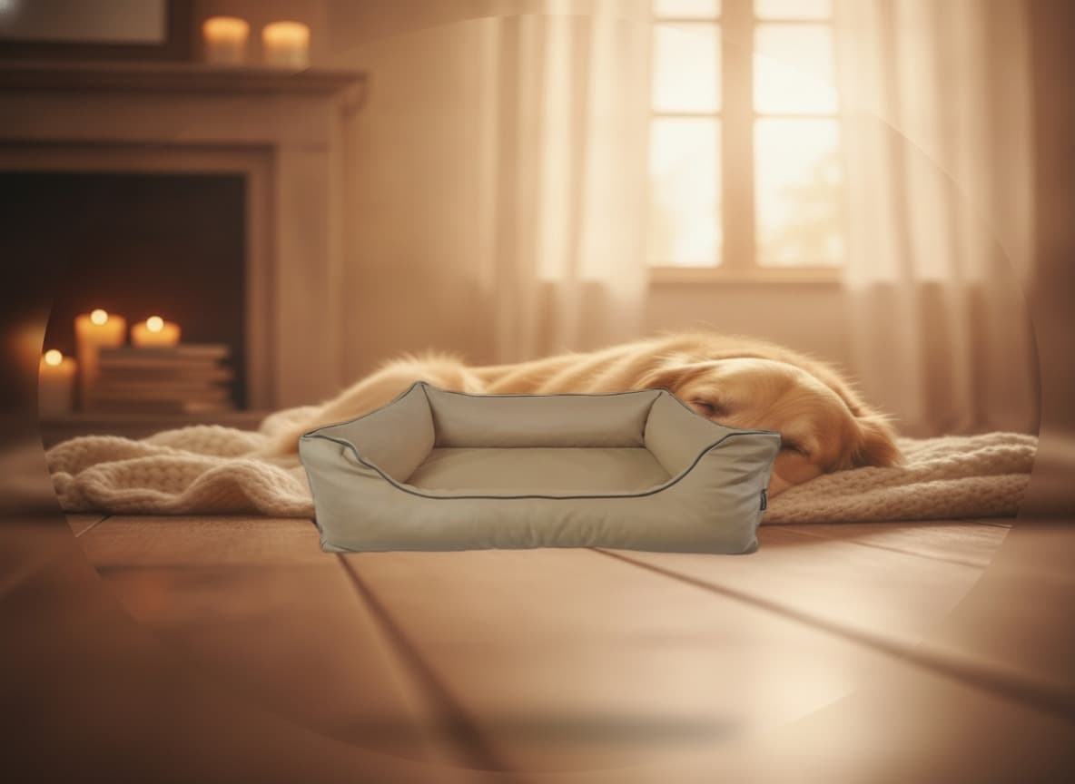 Lebon Hundebett Bruno - Braun - 80x60cm 2