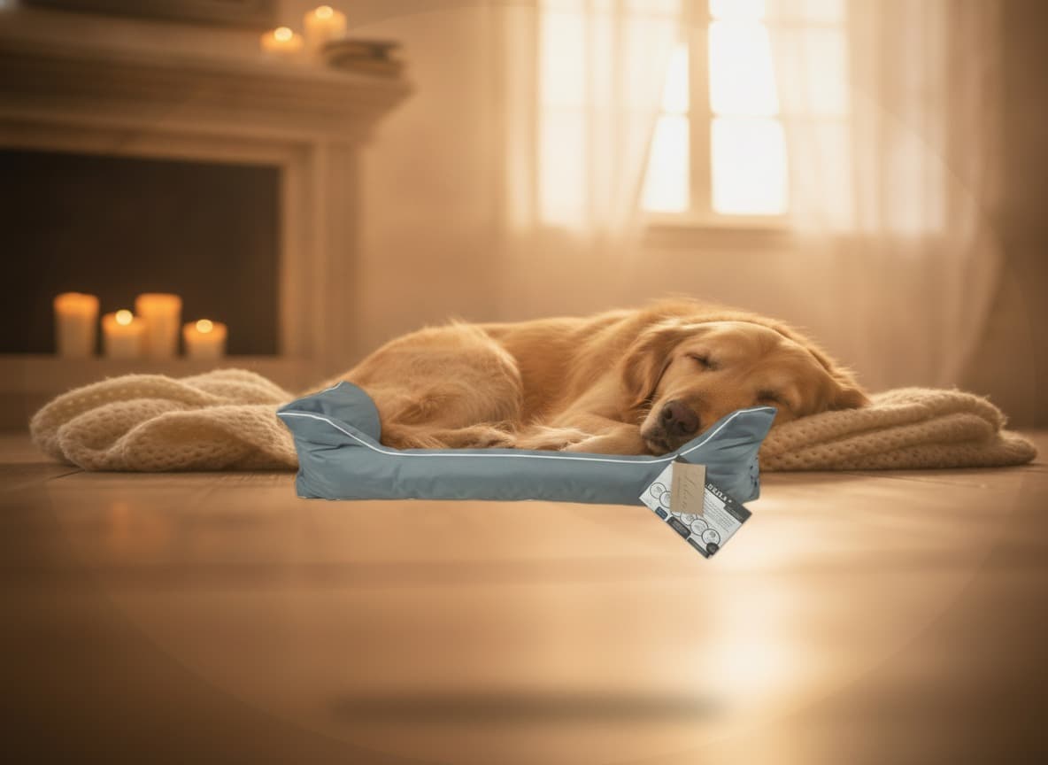 Lebon Hundebett Paula 1 - 80x60cm - Grau – Produktbild