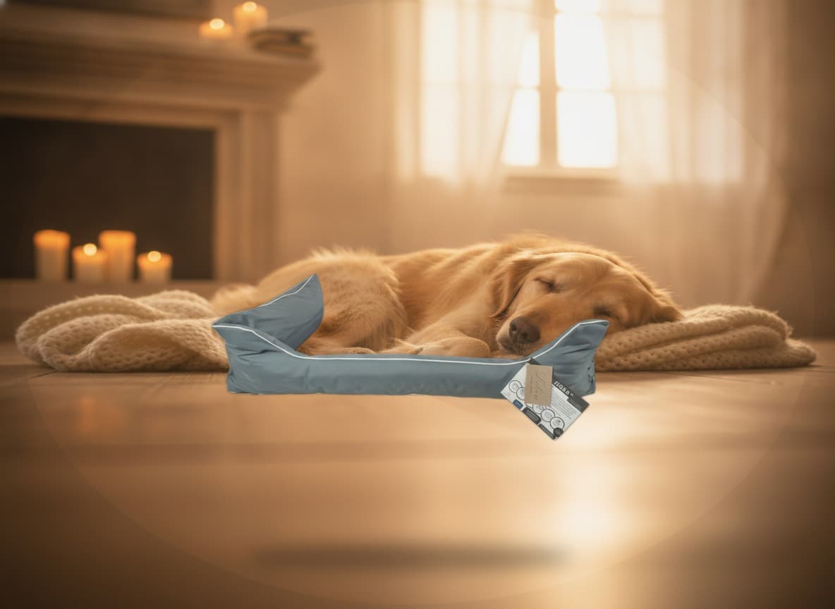 Lebon Hundebett Paula 1 - 80x60cm - Grau 2