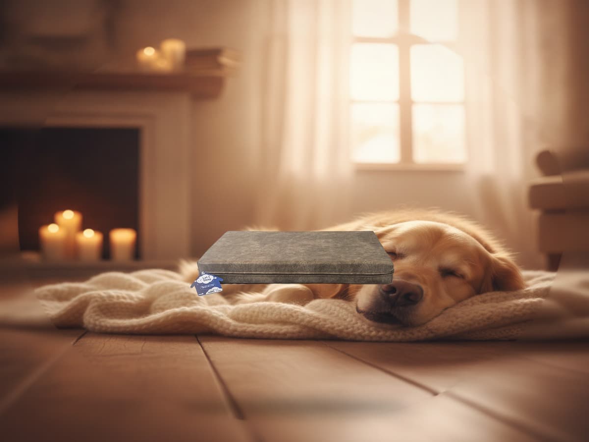 Let's Sleep Mellow Mattress Orthopädisches Bett XL Taupe – Produktbild