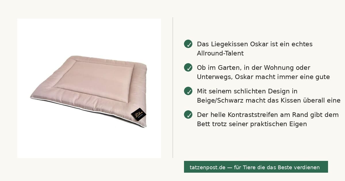 Liegekissen Oskar Beige - 110 x 130 cm 5