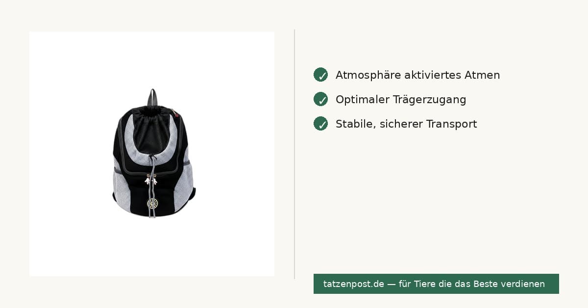 Hunderucksack für Welpen – Netz-Rucksack für Reisen 6