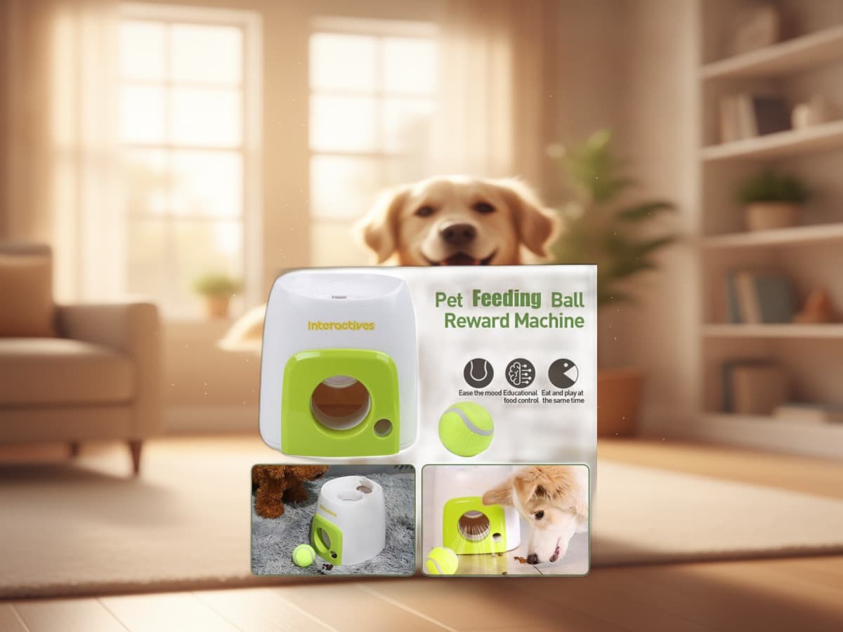 Ball-Futterautomat für Hunde – Tennis-Ball Maschine 5