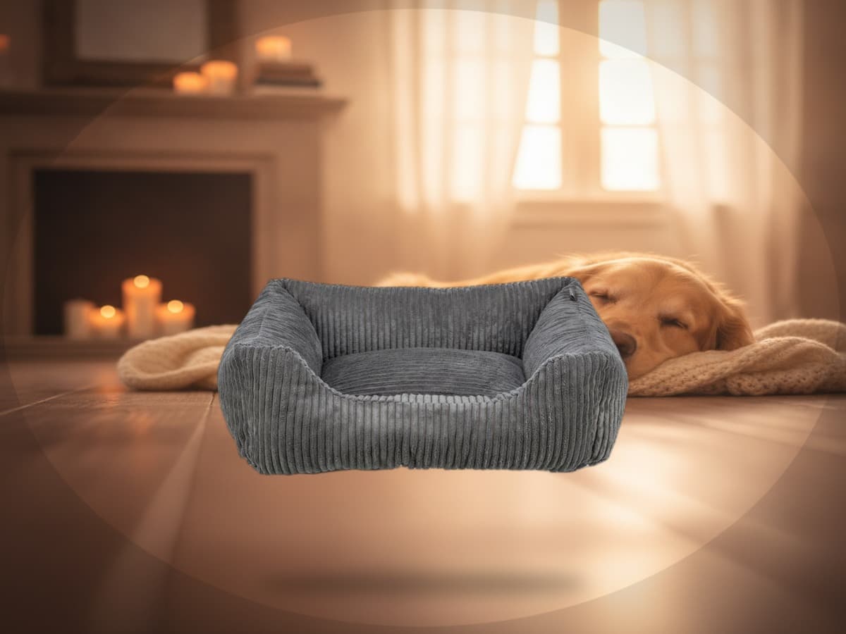 Trixie Vital Bett Jonna - dunkelgrau - 60 × 50 cm – Produktbild