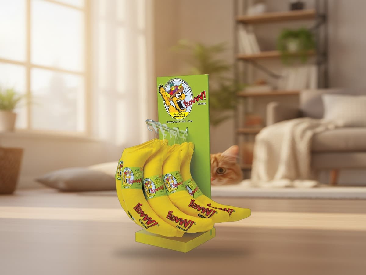 Yeowww! Chi-Cat-A – Katzenminze-Banane 12er-Set