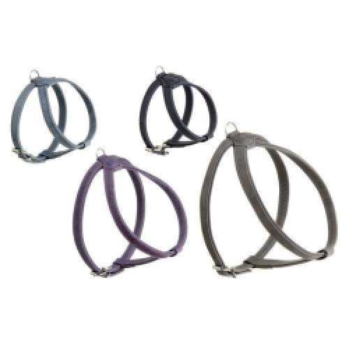 Karlie Buffalo Denim Geschirr - Grau - 10 mm / 20-27 cm: Produktbild