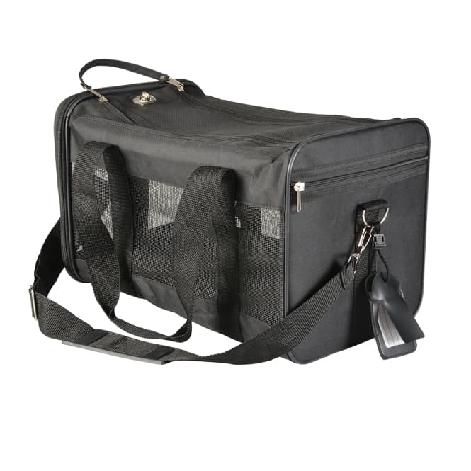 Duvoplus Reisetasche Nylon - schwarz - M - 50 x 27 x 29cm - max. 7kg: Produktbild