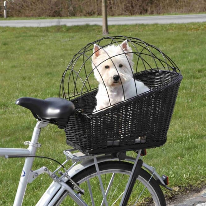Trixie Fahrradkorb aus Weide für Gepäckträger 2