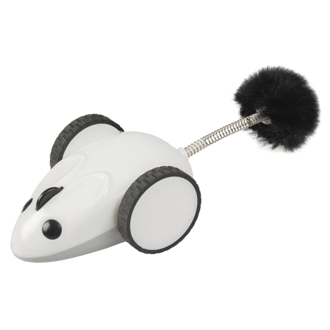 Duvoplus Cat Toy Race 'n chase Maus - weiß: Produktbild