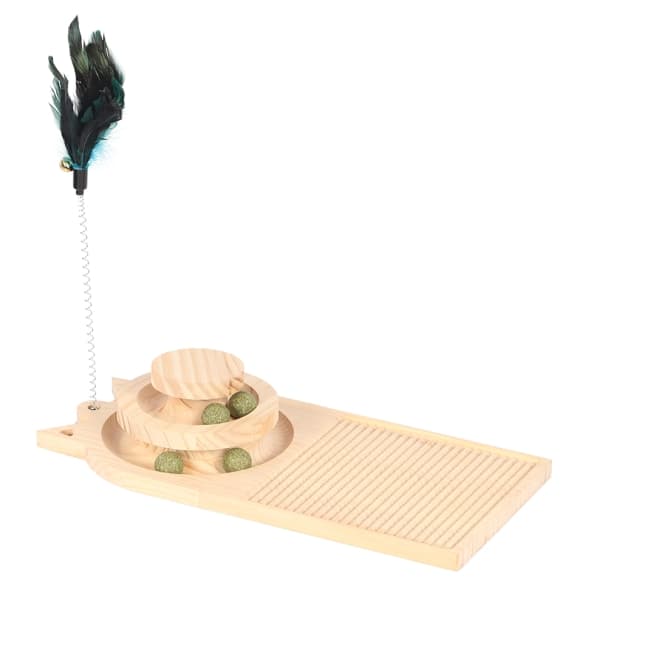 Duvoplus Katzenspielzeug Spin & Scratch