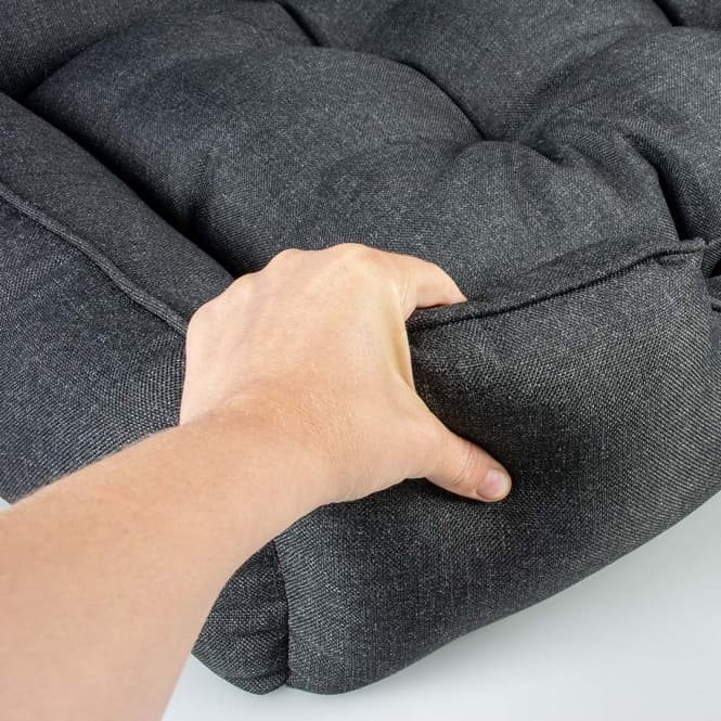 Duvoplus Hundebett Duratex - dunkelgrau - 80x60x16cm 4