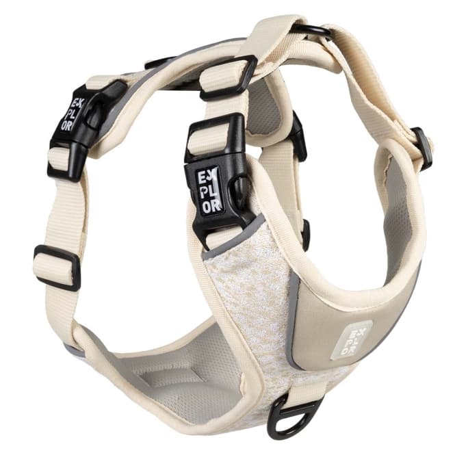 Duvoplus EXPLOR Ultimate Fit No-Pull-Geschirr - antique white - XL - 52-66cm - 71-104cm: Produktbild